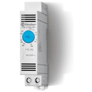 Термостат шафовий Finder 7T.81 НЗ (для обігріву)