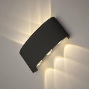 Бра LED 6W 3000K чорне настінне