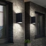 Бра LED Up&Down 2×5W 3000K чорне IP54