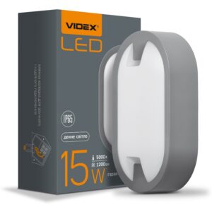 Світильник ЖКГ LED 15W 5000K IP65 овальний