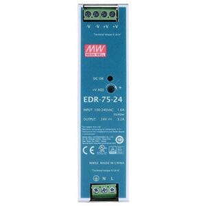 Блок живлення Mean Well EDR-75-24 24В 75Вт DIN