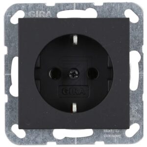 Розетка з заземленням GIRA System 55 Standard 55 антрацит