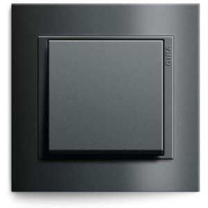 Вимикач одноклавішний GIRA System 55 Standard 55 антрацит