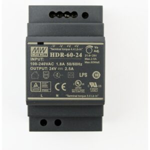 Блок живлення Mean Well HDR-60-24 24В 60Вт DIN