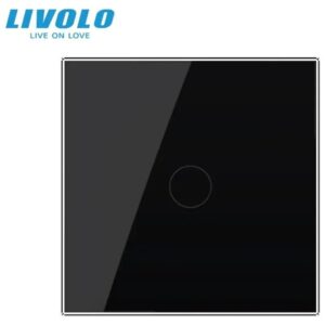 Сенсорний диммер Livolo чорна (скло)