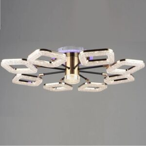 Люстра LED 80W 3000–6500K з пультом зірка