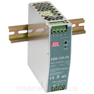 Блок живлення Mean Well DR-120-24 24В 120Вт на DIN-рейку