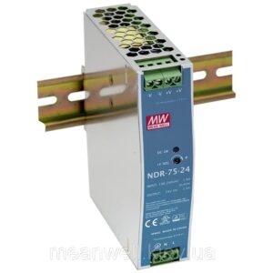 Блок живлення Mean Well DR-75-24 24В 75Вт на DIN-рейку
