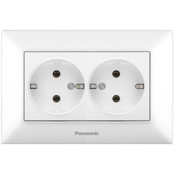 Вимикач двоклавішний Panasonic Arkedia Slim біла