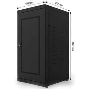 Шафа телекомунікаційна підлогова 19″ 24U 600×600 мм