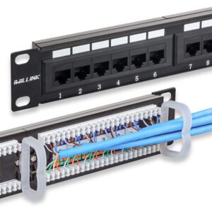 Патч-панель 24 порти Cat6 1U