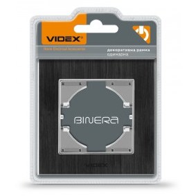 Рамка одномісна Videx Binera біла