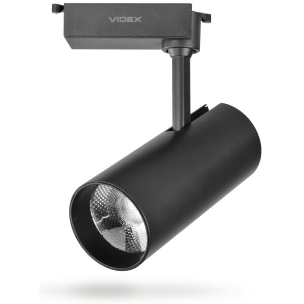 Трековий світильник LED Videx 30W 4100K чорний