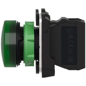 Сигнальна лампа Schneider XB5AVM3 зелена LED 230В AC